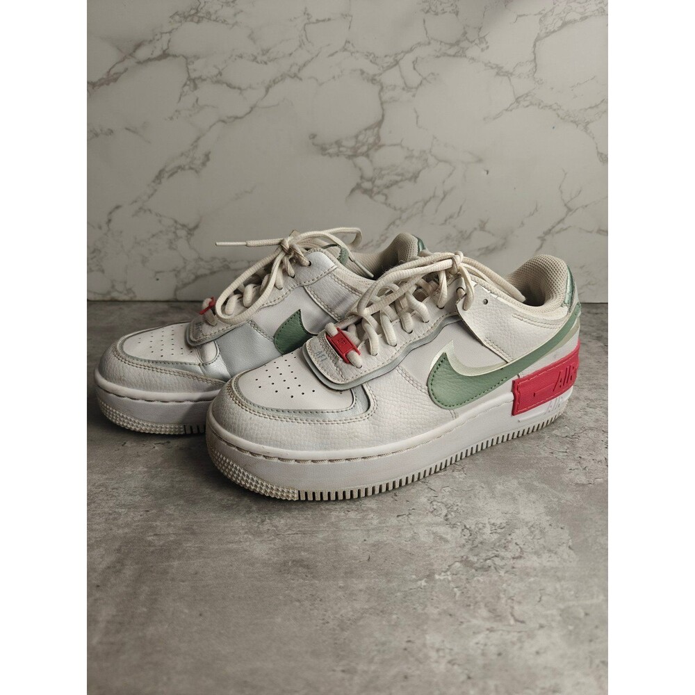 Nike Air Force 1 Shadow Seafoam White Green Pink Womens 7.5